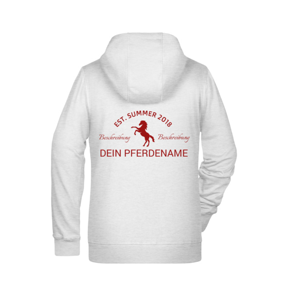 Bella - selbst einfärben  - Ladies' Zip Hoody Miniaturansicht