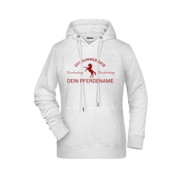 Bella - selbst einfärben  - Ladies' Hoody Miniaturansicht