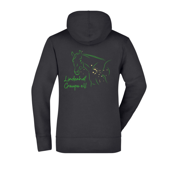 Lindenhof Graupa - Ladies' Hooded Sweat Miniaturansicht